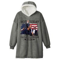Not Today You CanT Kill Freedom Hooded Wearable Blanket