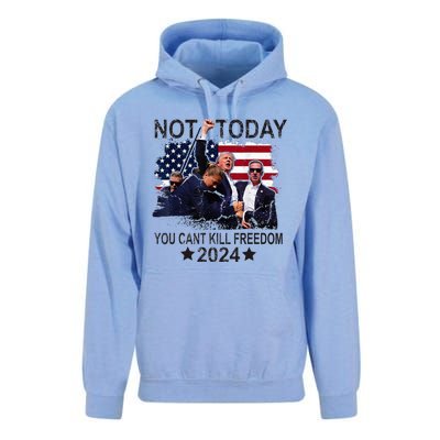 Not Today You CanT Kill Freedom Unisex Surf Hoodie