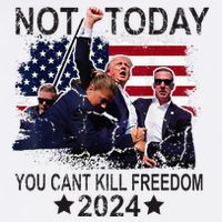 Not Today You CanT Kill Freedom Garment-Dyed Sweatshirt