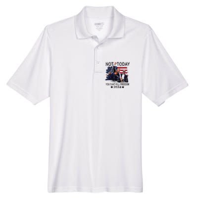 Not Today You CanT Kill Freedom Men's Origin Performance Pique Polo