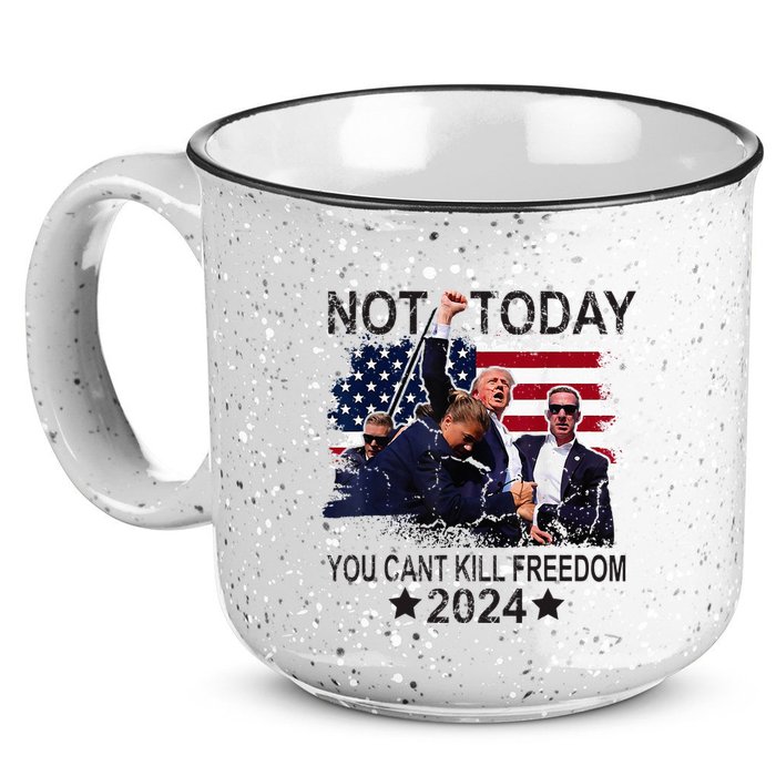 Not Today You CanT Kill Freedom 15oz Campfire Ceramic Mug