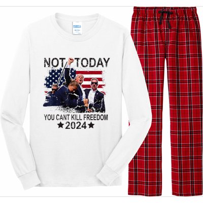 Not Today You CanT Kill Freedom Long Sleeve Pajama Set