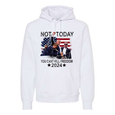 Not Today You CanT Kill Freedom Premium Hoodie