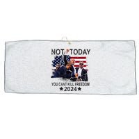 Not Today You CanT Kill Freedom Large Microfiber Waffle Golf Towel