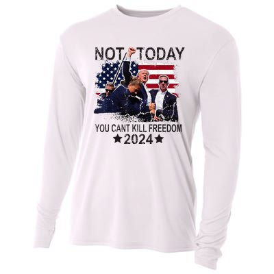 Not Today You CanT Kill Freedom Cooling Performance Long Sleeve Crew