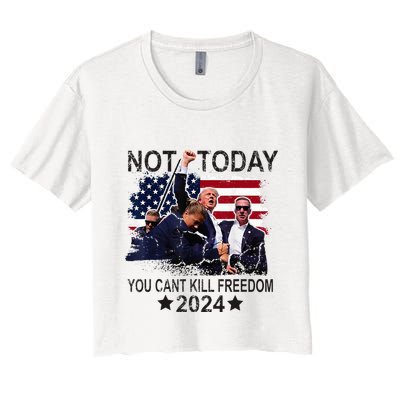 Not Today You CanT Kill Freedom Crop Top
