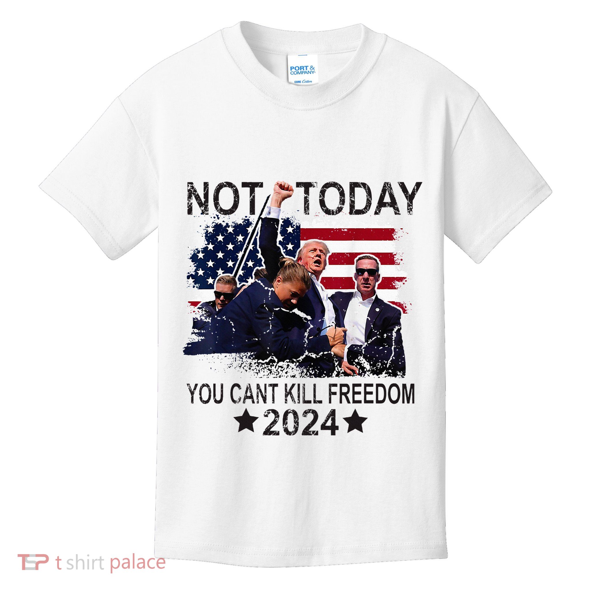 Not Today You CanT Kill Freedom Kids T-Shirt