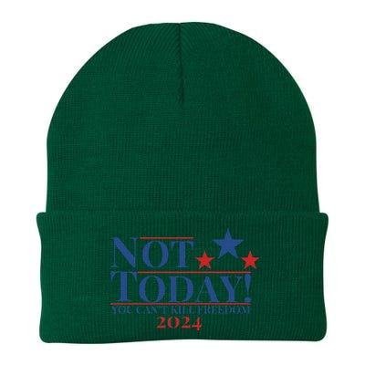 Not Today You CanT Kill Freedom Stronger Knit Cap Winter Beanie