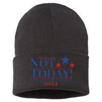 Not Today You CanT Kill Freedom Stronger Sustainable Knit Beanie