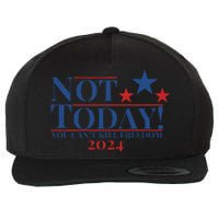 Not Today You CanT Kill Freedom Stronger Wool Snapback Cap