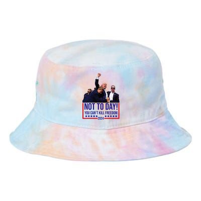 Not Today You CanT Kill Freedom Tie Dye Newport Bucket Hat