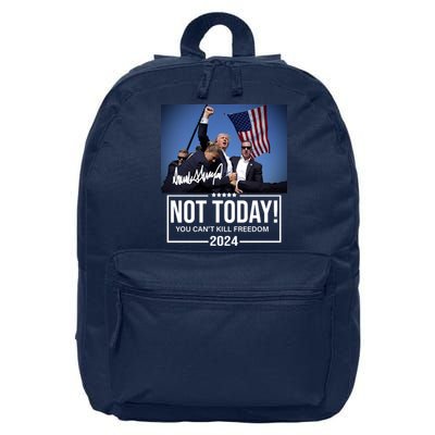 Not Today You CanT Kill Freedom Donald Trump Survived Shooter 16 in Basic Backpack