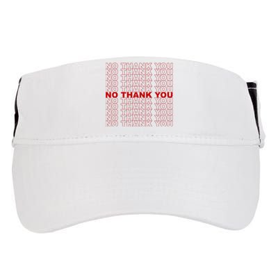 No Thank You Classic Retro Adult Drive Performance Visor