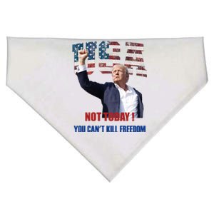 Not Today You CanT Kill Freedom Donald Trump Survived Shooter USA-Made Doggie Bandana