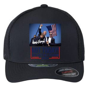 Not Today You CanT Kill Freedom Donald Trump Survived Shooter Flexfit Unipanel Trucker Cap