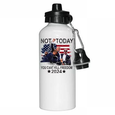 Not Today You CanT Kill Freedom Aluminum Water Bottle