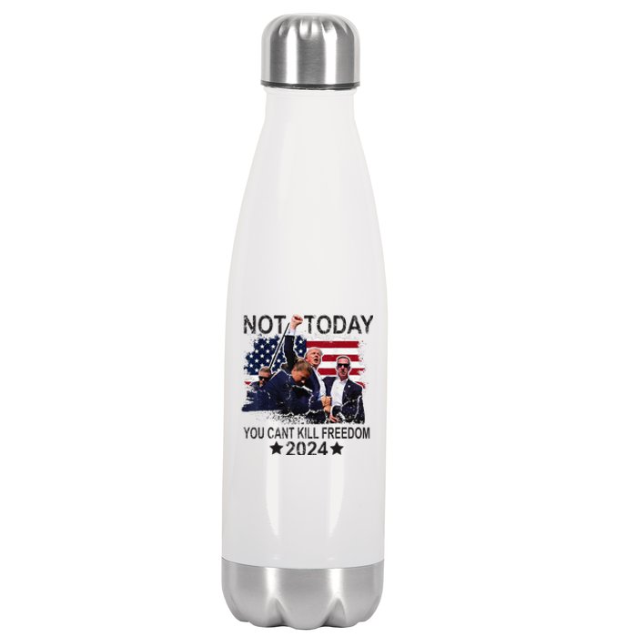 Not Today You CanT Kill Freedom Stainless Steel Insulated Water Bottle