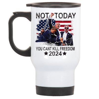 Not Today You CanT Kill Freedom Stainless Steel Travel Mug