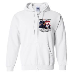 Not Today You CanT Kill Freedom Full Zip Hoodie