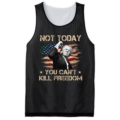 Not Today You CanT Kill Freedom Stronger President Mesh Reversible Basketball Jersey Tank