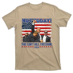 Not Today You CanT Kill Freedom Trump 2024 President Lover T-Shirt