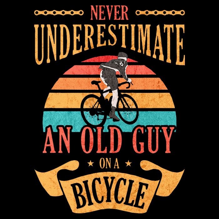 Never Underestimate An Old Guy On A Bicycle Cycling Mesh Reversible Basketball Jersey Tank