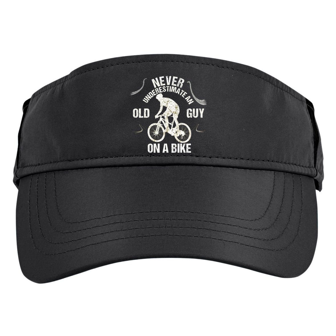 Never Underestimate An Old Guy On A Bike Adult Drive Performance Visor