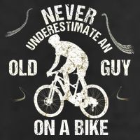 Never Underestimate An Old Guy On A Bike 15oz Campfire Ceramic Mug