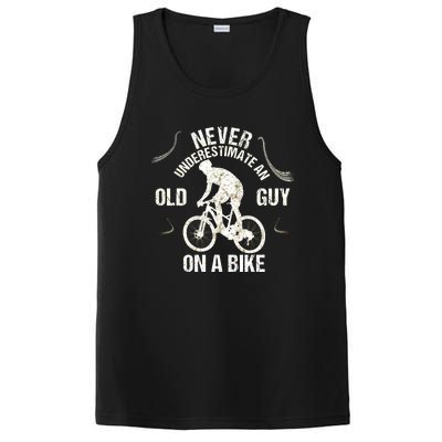 Never Underestimate An Old Guy On A Bike PosiCharge Competitor Tank