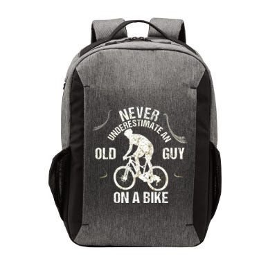 Never Underestimate An Old Guy On A Bike Vector Backpack