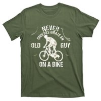 Never Underestimate An Old Guy On A Bike T-Shirt