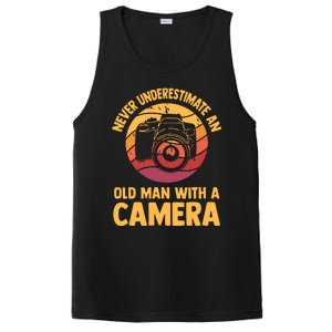 Never Underestimate An Old Man With A Camera Photography PosiCharge Competitor Tank