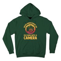 Never Underestimate An Old Man With A Camera Photography Hoodie