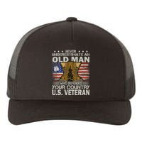 Never Underestimate An Old Man Who Defended Your Country Us Veteran Yupoong Adult 5-Panel Trucker Hat