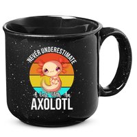 Never Underestimate A Girl With An Axolotl 15oz Campfire Ceramic Mug