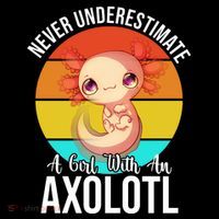 Never Underestimate A Girl With An Axolotl Wool Snapback Cap