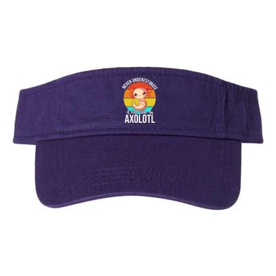 Never Underestimate A Girl With An Axolotl Visor