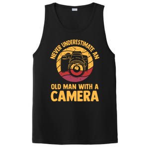 Never Underestimate An Old Man With A Camera Photography PosiCharge Competitor Tank