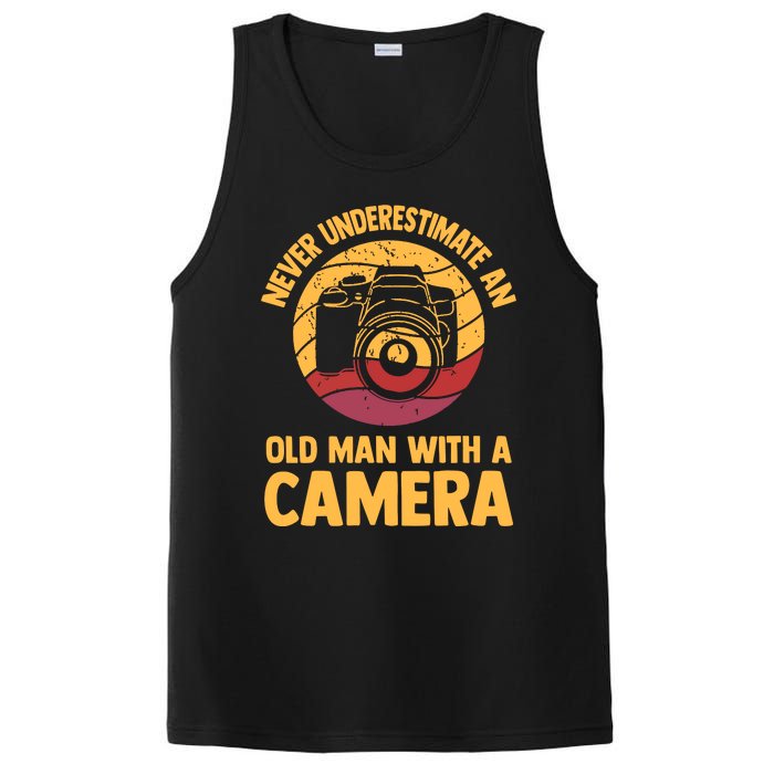 Never Underestimate An Old Man With A Camera Photography PosiCharge Competitor Tank