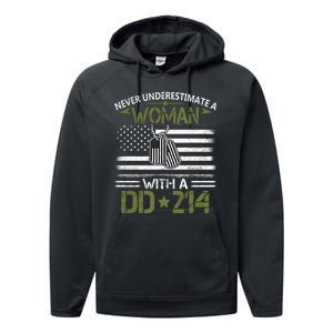 Never Underestimate An Old Man Who Has A DD214 Alumni Performance Fleece Hoodie