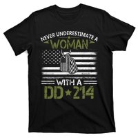 Never Underestimate An Old Man Who Has A DD214 Alumni T-Shirt