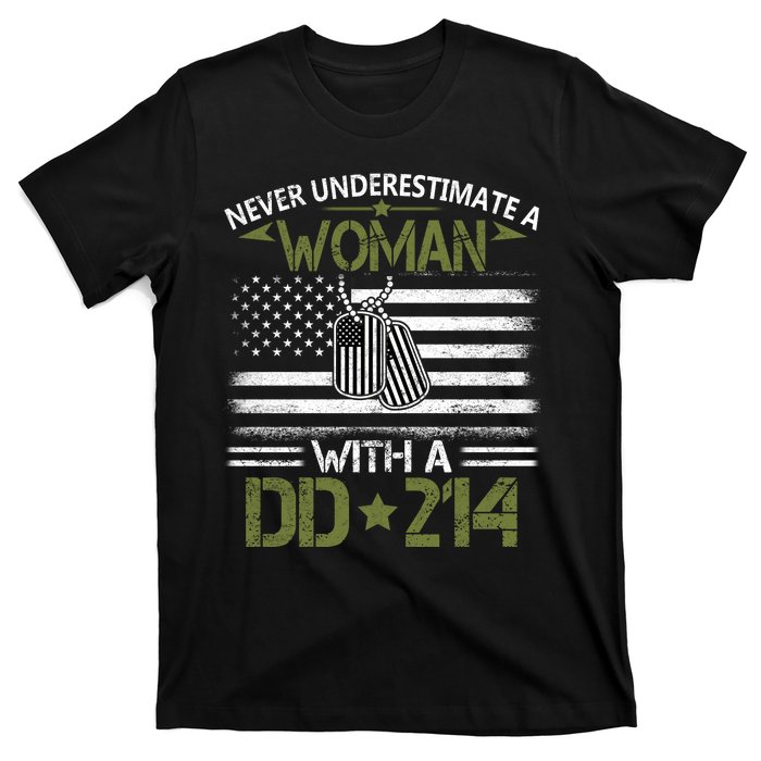 Never Underestimate An Old Man Who Has A DD214 Alumni T-Shirt