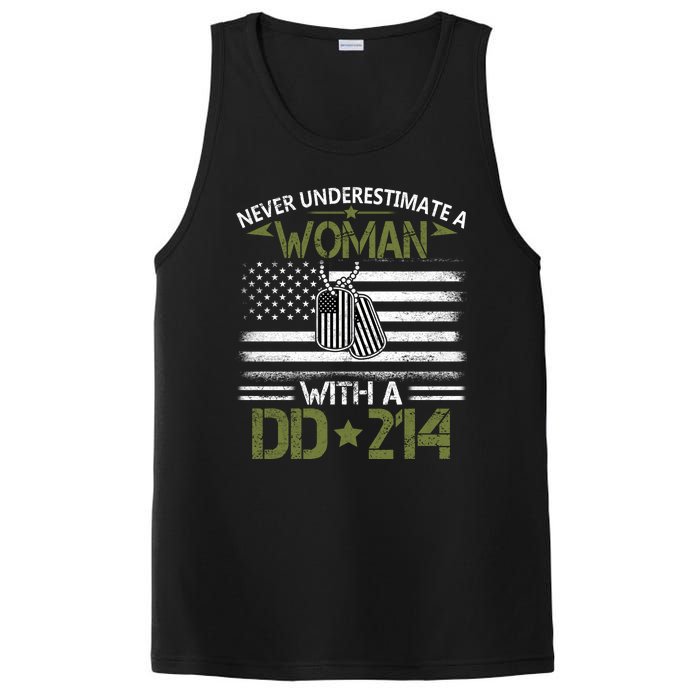 Never Underestimate An Old Man Who Has A DD214 Alumni PosiCharge Competitor Tank