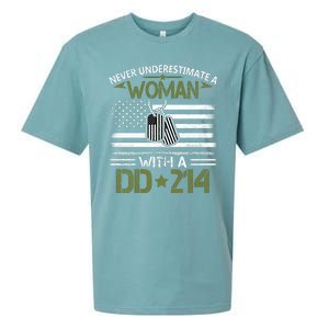 Never Underestimate An Old Man Who Has A DD214 Alumni Sueded Cloud Jersey T-Shirt