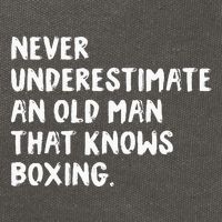 Never Underestimate An Old Man That Knows Boxing Cotton Canvas Backpack