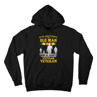 Never Underestimate An Old Man Vietnam Veteran Gift Hoodie