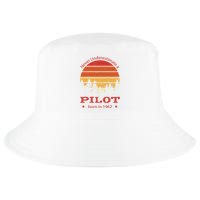 Never Underestimate A Pilot Born In 1962 Cool Comfort Performance Bucket Hat