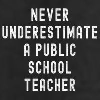 Never Underestimate A Public School Teacher Motivational 11oz C Handle Ceramic Mug