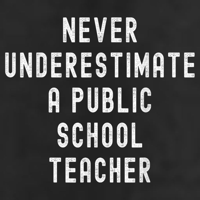 Never Underestimate A Public School Teacher Motivational 11oz C Handle Ceramic Mug