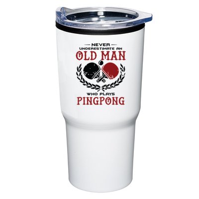 Never Underestimate An Old Man Who Plays Ping Pong Tumbler